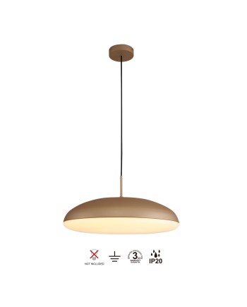 KAZZ * COLGANTE GRANDE LED ORO